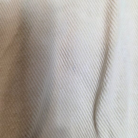 🔴 White Birch Womens Denim Skort Dress Cream Button Down Pockets XL - Picture 6 of 17